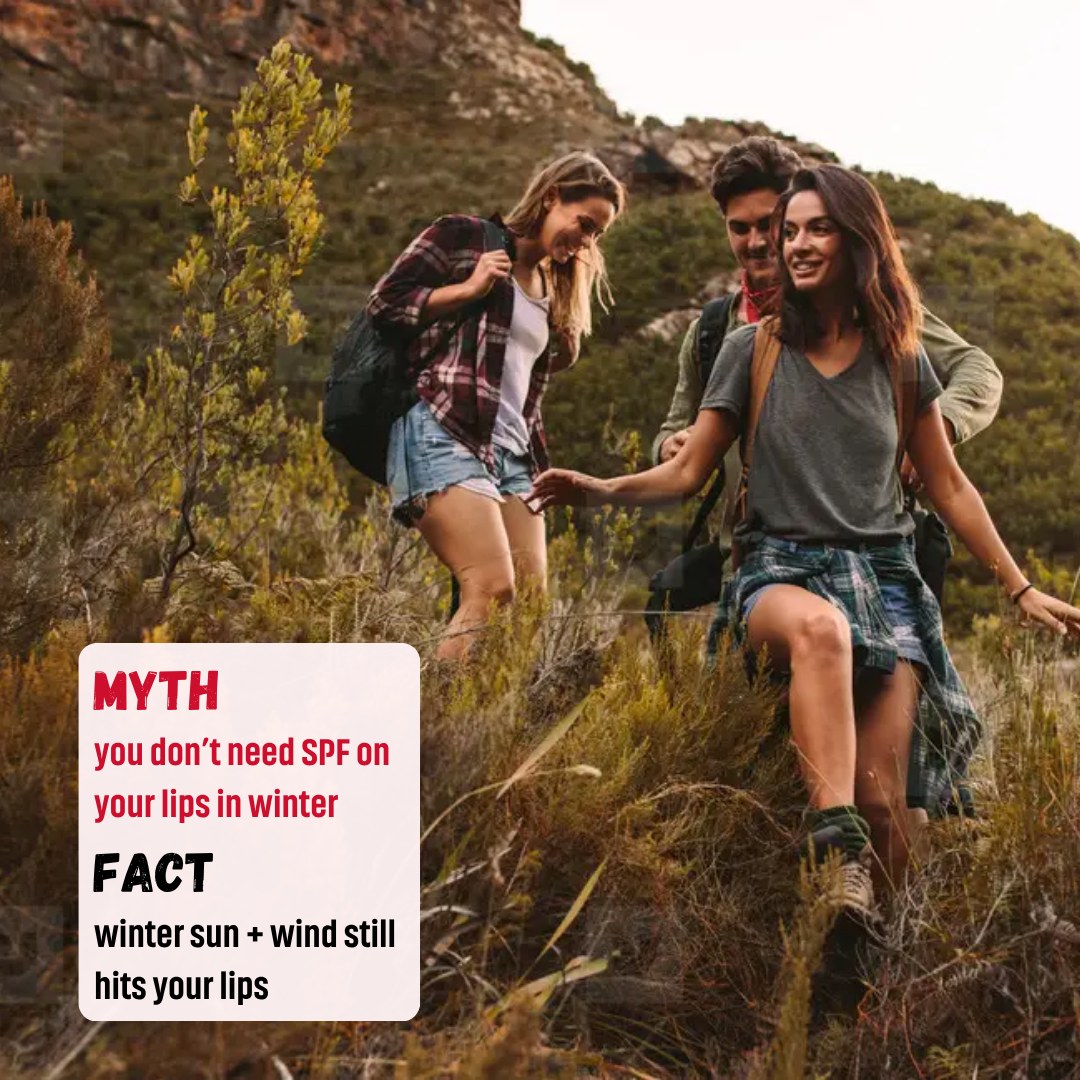 Do you think about SPF in Winter or not? It catches us out every year!
#BlistexMyths